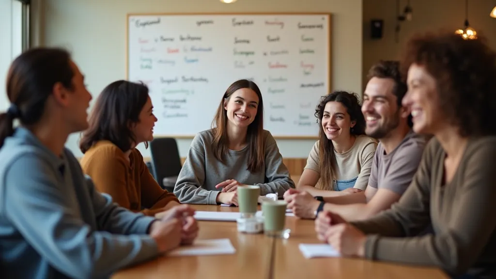 Multilingual community gathering in Dublin